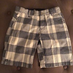 Micros Boys plaid shorts